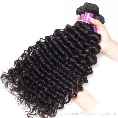 2019 New Arrival Deep Wave Curly Hair Bundles Remy Extension Cuticle Aligned Virgin Human Hair Raw Brazilian Hair